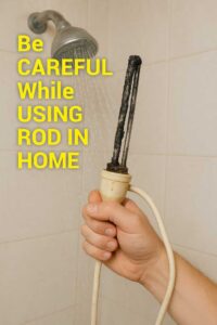 Heating rod accident 