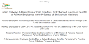 RAILWAY CORPORATE SALARY ACCOUNT MOU