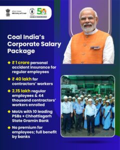 Coal INDIA employee benefits