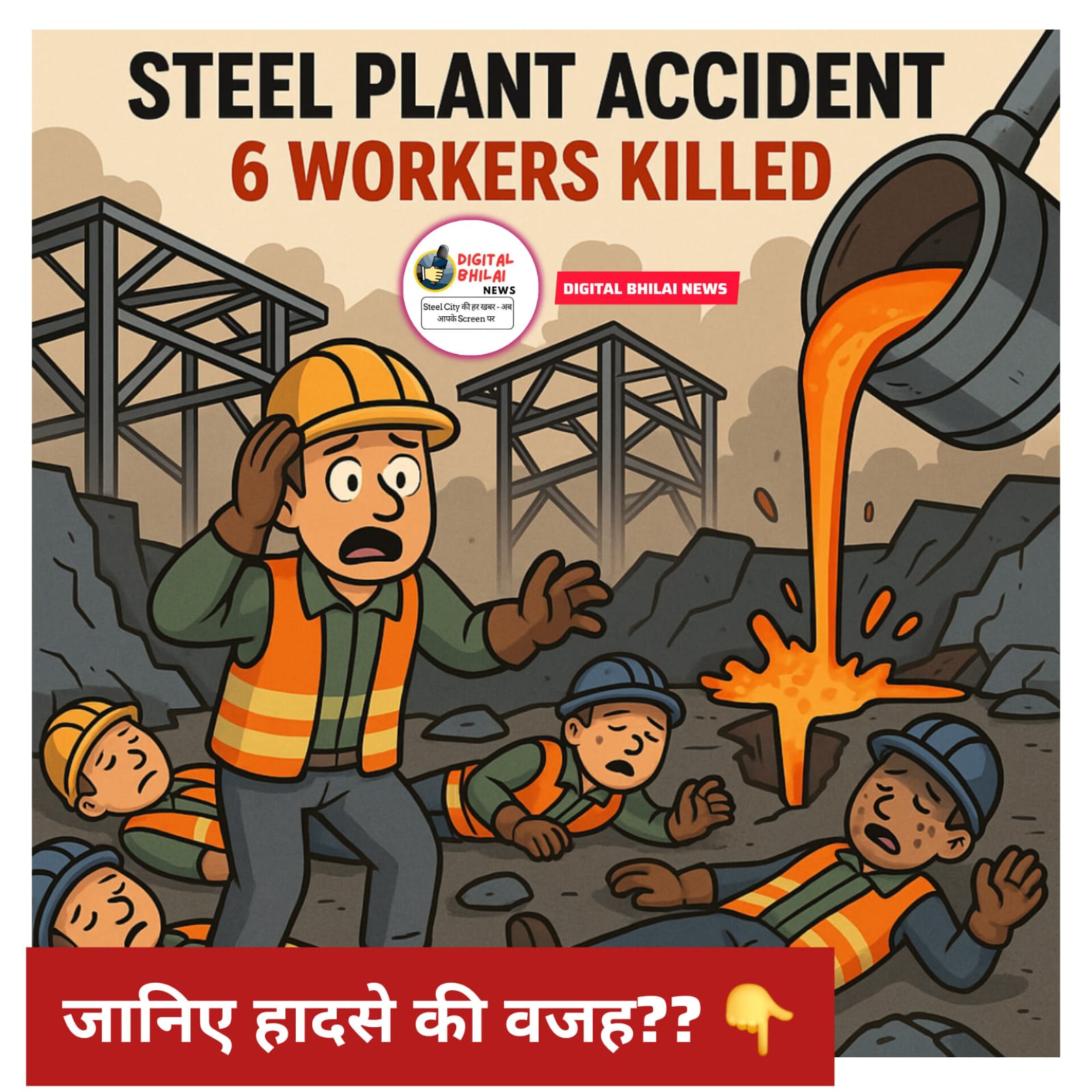 godavari steel plant accident