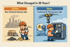 Permanent job vs temporary nature job 