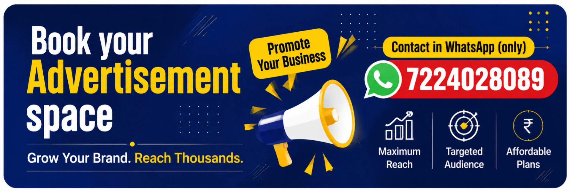 Book Your Advertisement Space